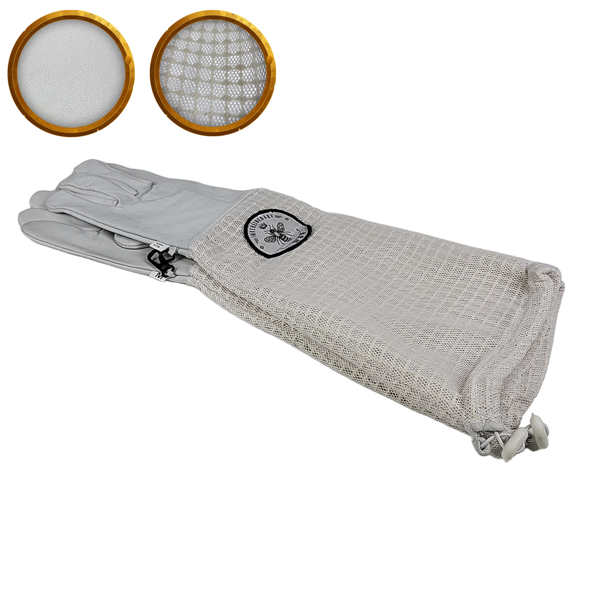 Imkerhandschuhe Leder mit Mesh System Imkerhandschuhe Leder mit Mesh System