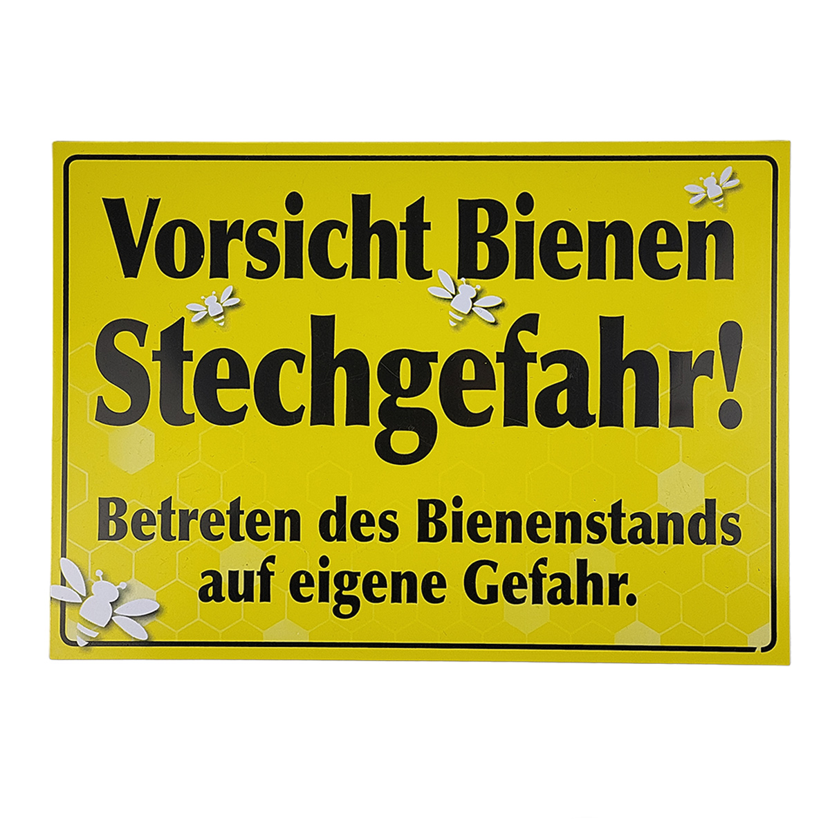 Bienen Warnschild "Vorsicht Bienen Stechgefahr" Bienen Warnschild "Vorsicht Bienen Stechgefahr"