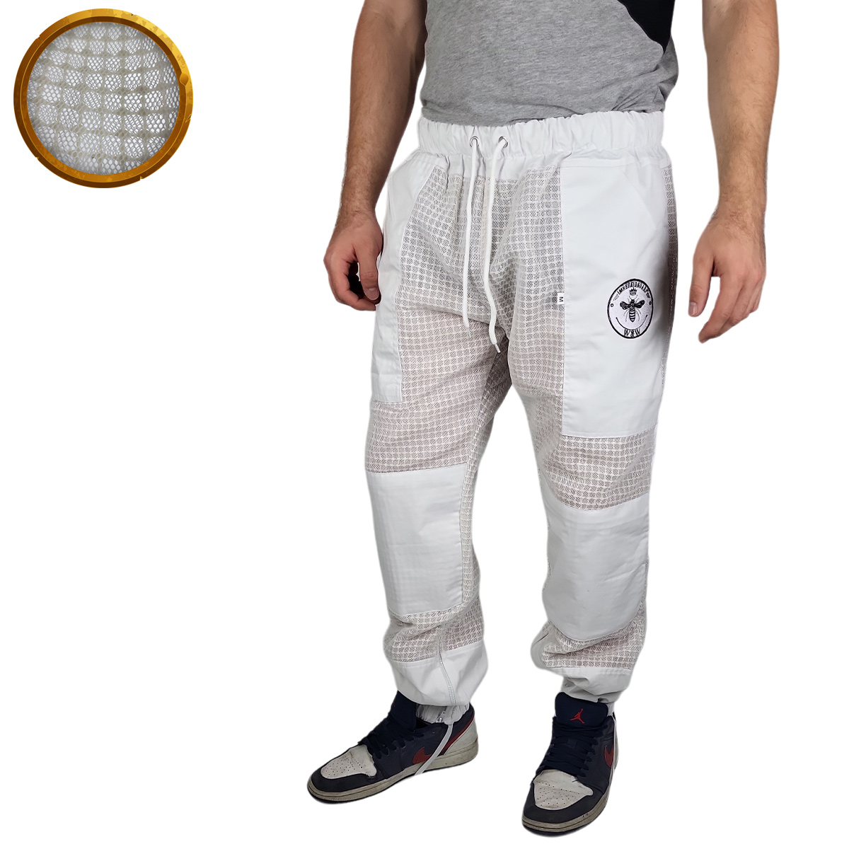 Belüftete Imkerhose mit Atmungsnetz Mesh System Belüftete Imkerhose mit Atmungsnetz Mesh System