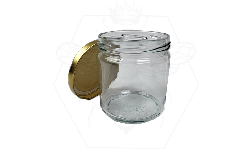 TO Rundglas 500g im Karton “gold”