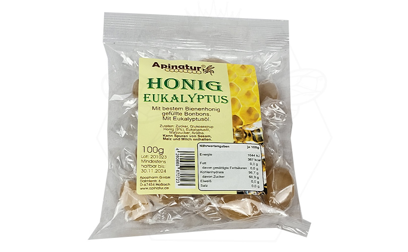 Honig-Eukalyptus-Bonbons 100g