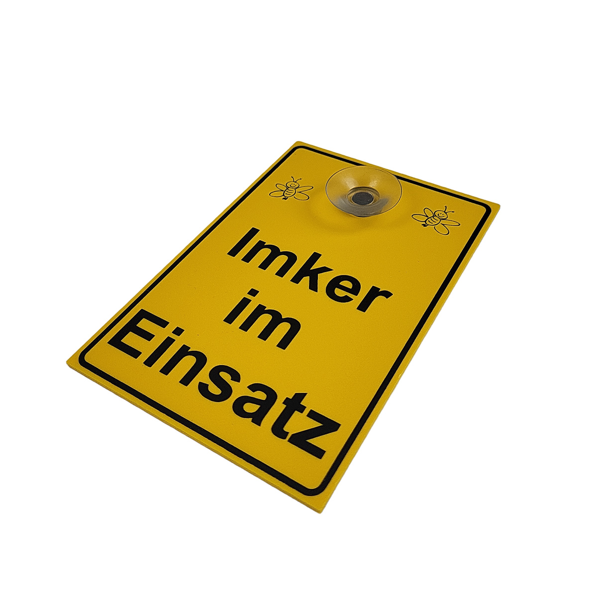 Saugnapfschild "Imker im Einsatz" * Saugnapfschild "Imker im Einsatz" *