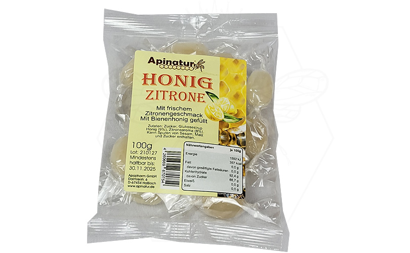 Honig Zitrone Bonbons 100g