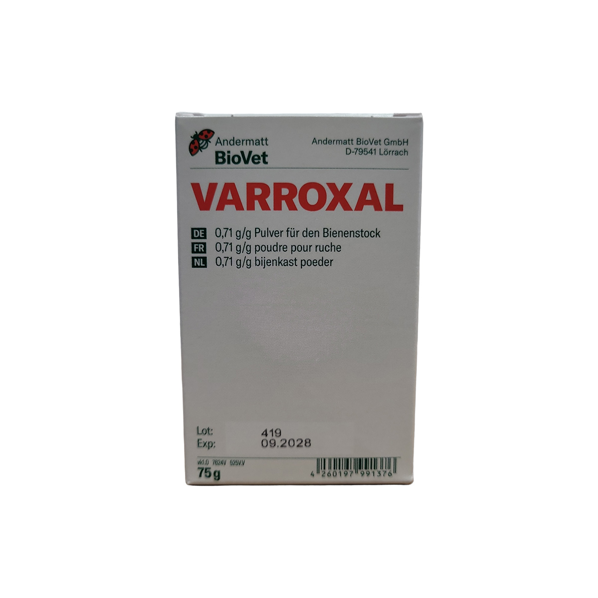 Varroxal ad us. vet. 0,71g/g Pulver