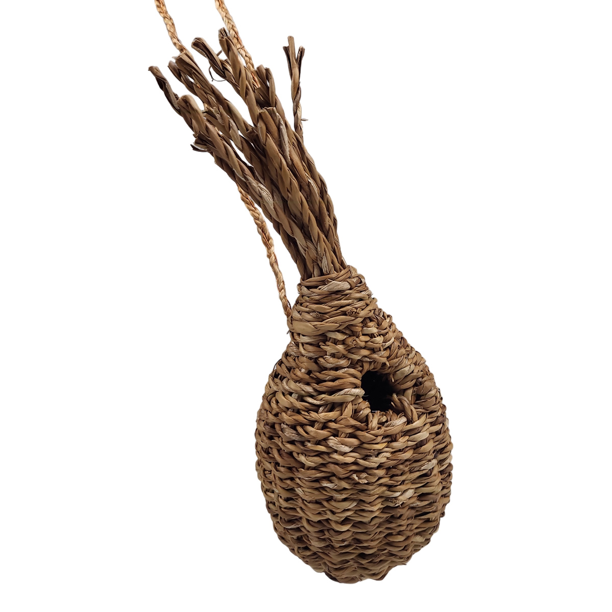 Vogelhäusschen aus Schilfgras Vogelhäusschen aus Schilfgras