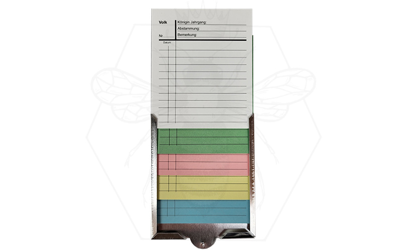 Stockkarten komplett Set